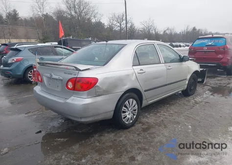 2004 Toyota Corolla Ce из США, поврежденный, VIN 2T1BR32EX4C301900